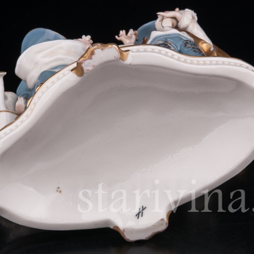 Фарфоровая статуэтка Цветочники, Sitzendorf, Германия, кон. 19 - нач. 20 вв.