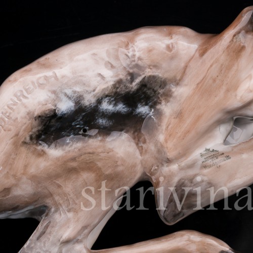 Фигурка из фарфора Лежащий олененок, Rosenthal, Германия, 1930-40 гг.