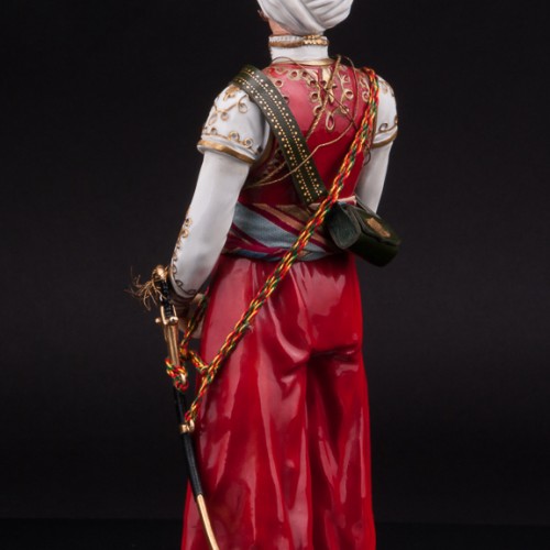 Фарфоровая статуэтка Капитан мамелюков императорской гвардии, 1813, Adrien Van Gerdinge, Франция, сер. 20 века.