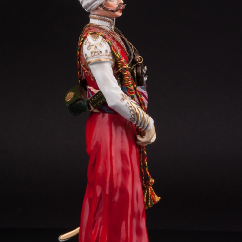 Фарфоровая статуэтка Капитан мамелюков императорской гвардии, 1813, Adrien Van Gerdinge, Франция, сер. 20 века.