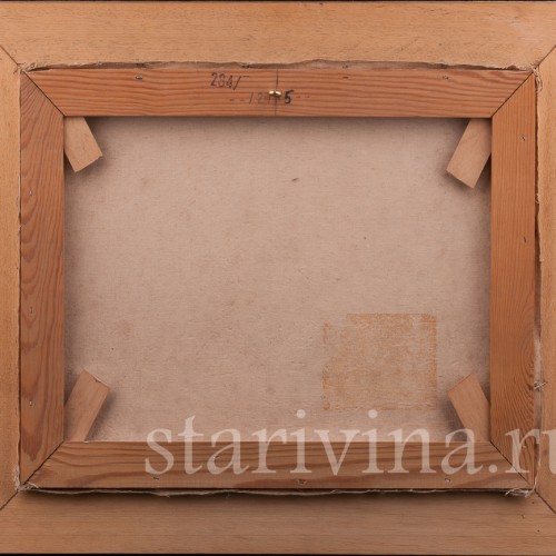 Картина маслом Деревенская идиллия, Германия, вт. пол. 20 в.