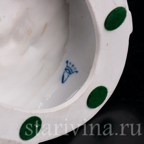 Фарфоровая композиция Дети с осликом, Дрезден, Германия, кон. 19 - нач. 20 вв.