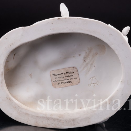 Бисквитная статуэтка Пара под деревом, Samson, Франция, кон. 19 - нач. 20 вв.