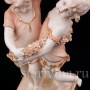 Статуэтка из фарфора Танцующие дети с гирляндой цветов, Ernst Wahliss, Австрия, Кон 19, нач. 20 вв.