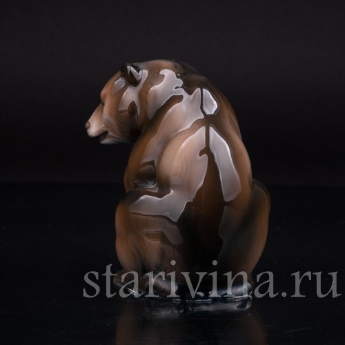Фигурка животного из фарфора Медведь, Rosenthal, Германия, 1923 г.