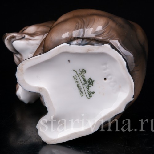 Фигурка животного из фарфора Медведь, Rosenthal, Германия, 1923 г.