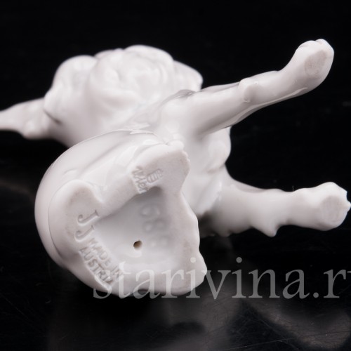 Фарфоровая статуэтка собаки Гриффон, миниатюра, Augarten, Австрия, сер. 20 века.