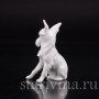Фарфоровая статуэтка собаки Гриффон, миниатюра, Augarten, Австрия, сер. 20 века.