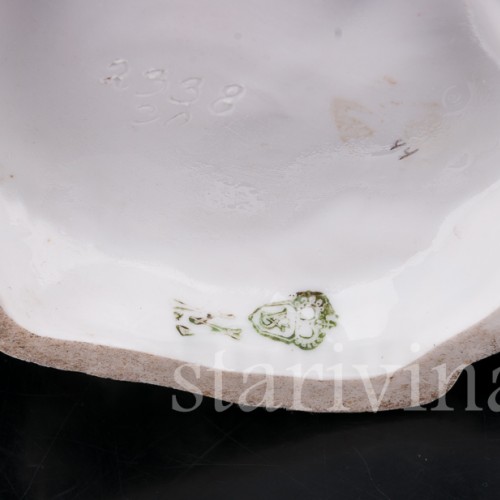 Парные фарфоровые статуэтки Птичники, пара с домашней птицей, E. A. Muller, Германия, кон. 19, нач. 20 вв.