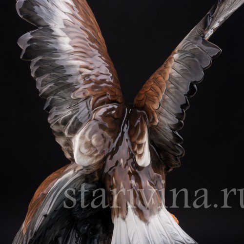 Большая фарфоровая композиция Орлы, Hutschenreuther, Германия, 1970 гг.