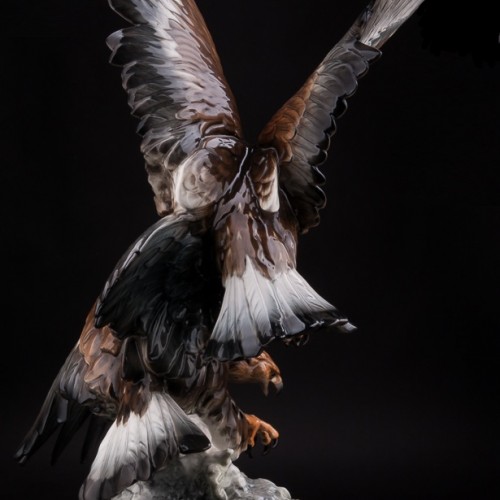 Большая фарфоровая композиция Орлы, Hutschenreuther, Германия, 1970 гг.