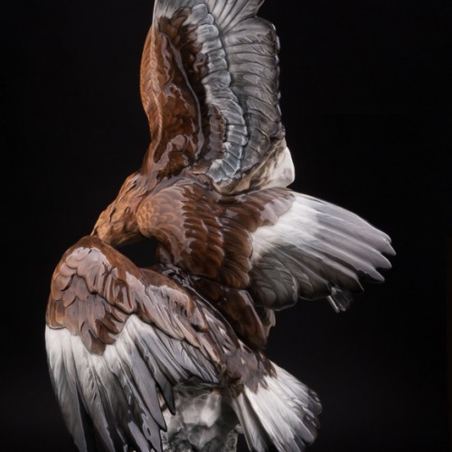 Большая фарфоровая композиция Орлы, Hutschenreuther, Германия, 1970 гг.