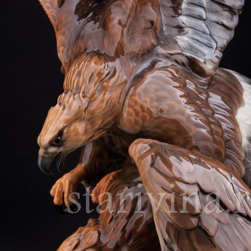 Большая фарфоровая композиция Орлы, Hutschenreuther, Германия, 1970 гг.