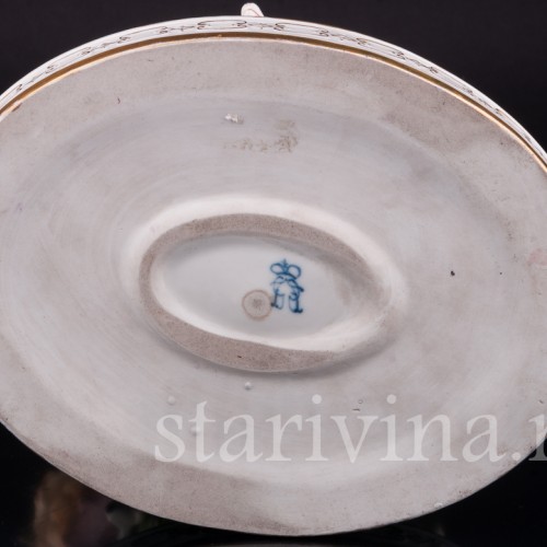 Фарфоровая композиция Пасторальная пара, Volkstedt, Германия, до 1935 г.