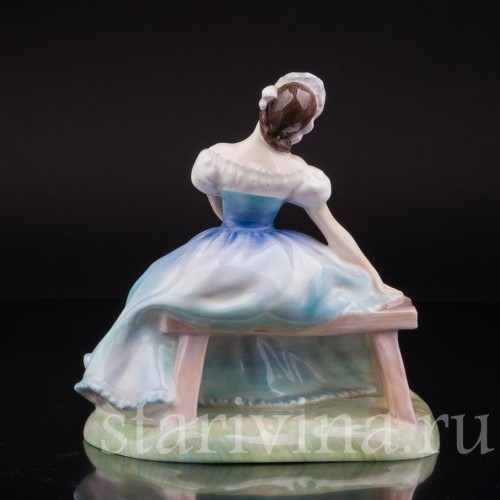 Статуэтка балерины из фарфора Жизель, Royal Doulton, Великобритания, 1950-е гг.