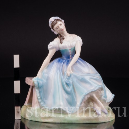 Статуэтка балерины из фарфора Жизель, Royal Doulton, Великобритания, 1950-е гг.