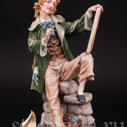 Фарфоровая статуэтка Художник, Capodimonte, Италия, вт пол. 20 века.