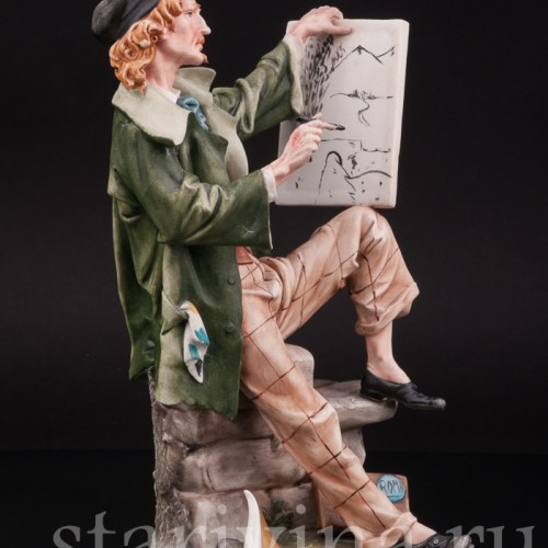 Фарфоровая статуэтка Художник, Capodimonte, Италия, вт пол. 20 века.