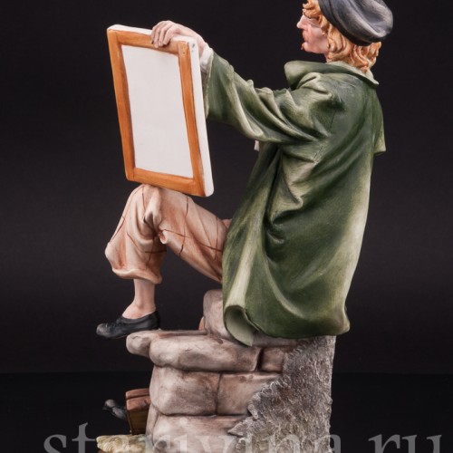 Фарфоровая статуэтка Художник, Capodimonte, Италия, вт пол. 20 века.