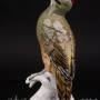 Фарфоровая статуэтка птицы Зеленый дятел, Karl Ens, Германия, сер. 20 века.