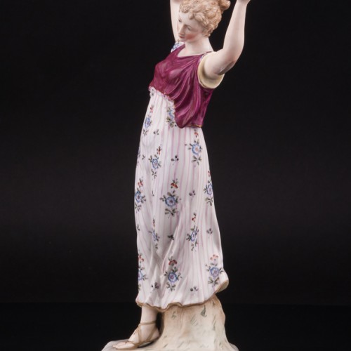 Фарфоровая статуэтка девушки Муза, Ernst Bohne Sohne, Германия, нач. 20 века.