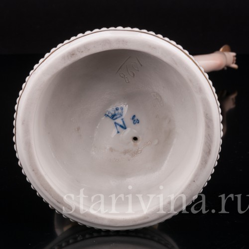 Фарфоровая статуэтка девушки Муза, Ernst Bohne Sohne, Германия, нач. 20 века.