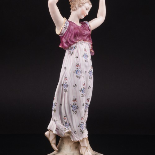 Фарфоровая статуэтка девушки Муза, Ernst Bohne Sohne, Германия, нач. 20 века.