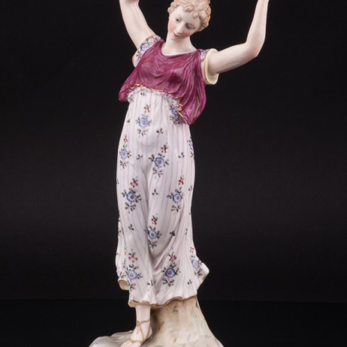 Фарфоровая статуэтка девушки Муза, Ernst Bohne Sohne, Германия, нач. 20 века.