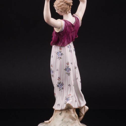 Фарфоровая статуэтка девушки Муза, Ernst Bohne Sohne, Германия, нач. 20 века.