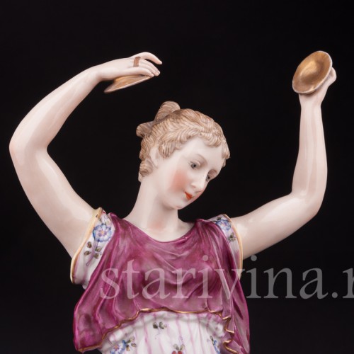 Фарфоровая статуэтка девушки Муза, Ernst Bohne Sohne, Германия, нач. 20 века.