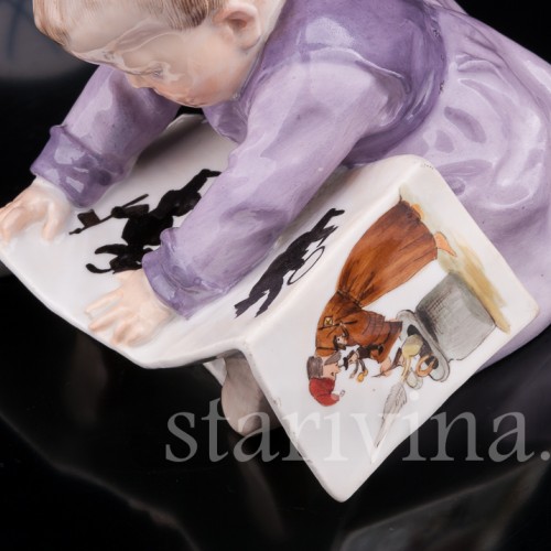 Малыш с книжкой, Meissen, Германия, нач. 20 в
