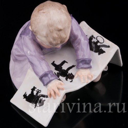 Малыш с книжкой, Meissen, Германия, нач. 20 в
