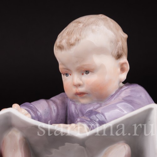 Малыш с книжкой, Meissen, Германия, нач. 20 в