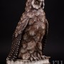 Фарфоровая статуэтка птицы Сова на книгах, Volkstedt, Германия, кон. 19 в.