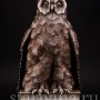 Фарфоровая статуэтка птицы Сова на книгах, Volkstedt, Германия, кон. 19 в.