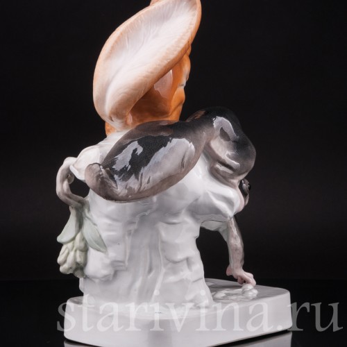 Статуэтка из фарфора Две белки, Karl Ens, Германия, 1920-30 гг.