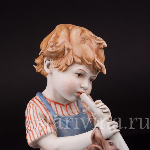 Фигурка из фарфора Неожиданный дуэт, Capodimonte, Италия, вт пол. 20 века.