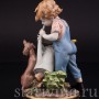 Фигурка из фарфора Неожиданный дуэт, Capodimonte, Италия, вт пол. 20 века.