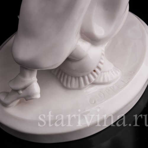 Антикварная фарфоровая статуэтка Михаил и Вера Фокины в балете Шахерезада, Schwarzburger, Германия, нач. 20 в.