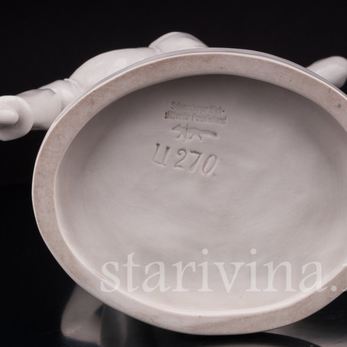 Антикварная фарфоровая статуэтка Михаил и Вера Фокины в балете Шахерезада, Schwarzburger, Германия, нач. 20 в.