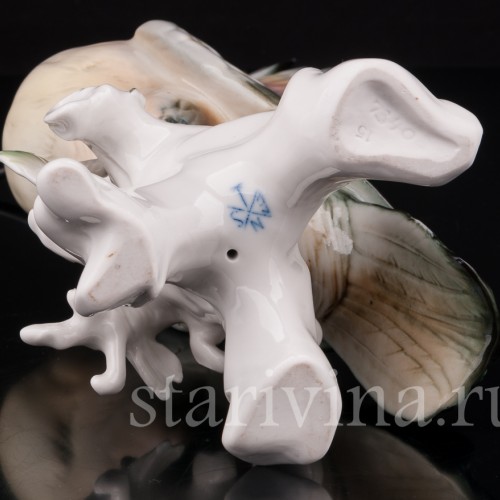 Фигурка птицы из фарфора Удод, Karl Ens, Германия, сер. 20 века.