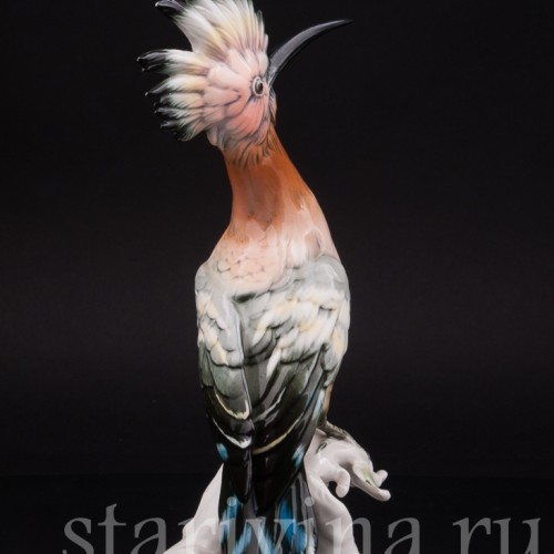 Фигурка птицы из фарфора Удод, Karl Ens, Германия, сер. 20 века.