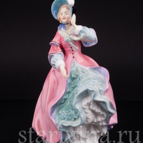 Фигурка девушки из фарфора Весеннее утро, Royal Doulton, Великобритания, 1942-73 гг.