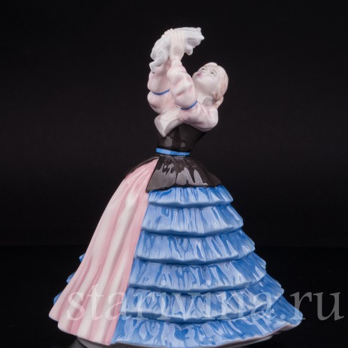 Фигурка девушки из фарфора Сюзанна, Royal Doulton, Великобритания, 2004 г.