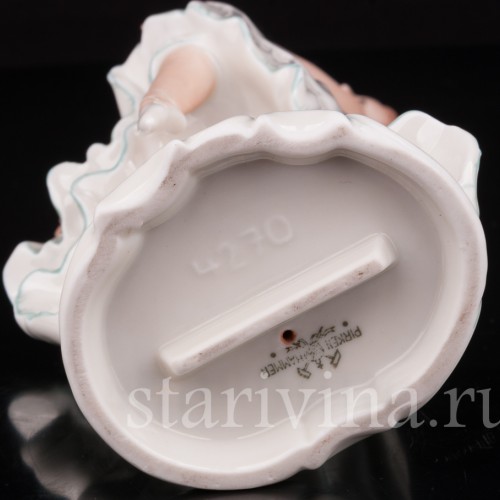 Фарфоровая статуэтка Балерина, Pirkenhammer Чехословакия, 1918-1938 гг.