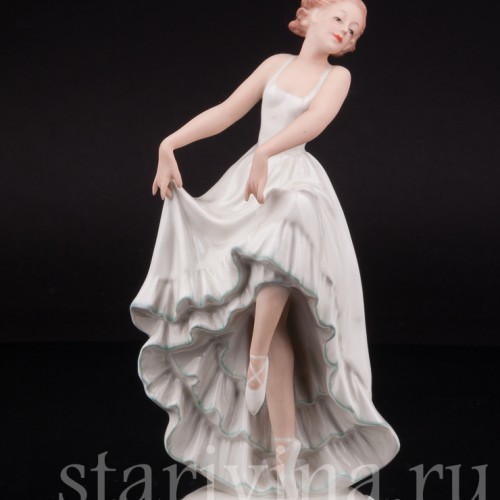 Фарфоровая статуэтка Балерина, Pirkenhammer Чехословакия, 1918-1938 гг.