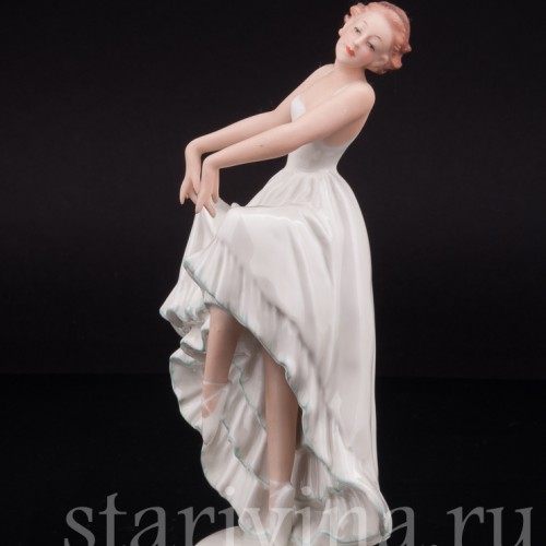 Фарфоровая статуэтка Балерина, Pirkenhammer Чехословакия, 1918-1938 гг.
