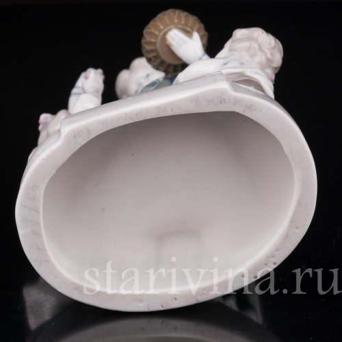 Фарфоровая статуэтка Миска с вишней, Goebel, Германия, нач. 20 в.