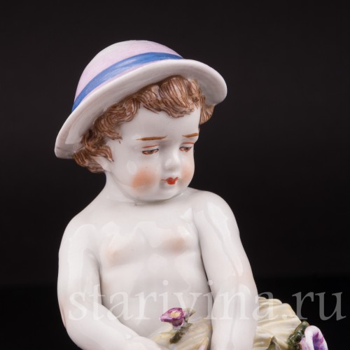 Фигурка из фарфора Аллегория лета, Muller & Co, Германия, пер. пол. 20 в.