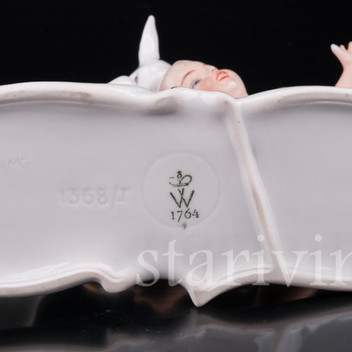 Фарфоровая фигурка Мальчик с козликом, Wallendorf, Германия, 1960 гг.